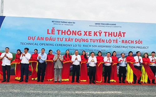 Thông xe kỹ thuật tuyến Lộ Tẻ - Rạch Sỏi     - ảnh 1