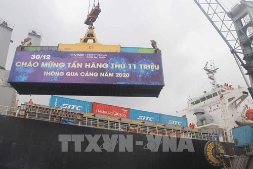 Cảng Quy Nhơn và đón tấn hàng thứ 11 triệu - ảnh 1