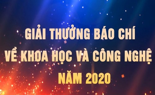 Công bố Giải thưởng báo chí về khoa học và công nghệ năm 2020 - ảnh 1