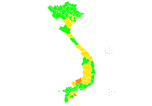 Cả nước có 38 tỉnh, thành vùng xanh - ảnh 1