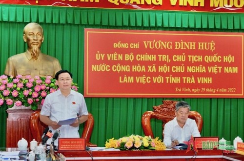 Chủ tịch Quốc hội: Trà Vinh phải coi chính sách cho người có công và an sinh xã hội là một trọng điểm - ảnh 1