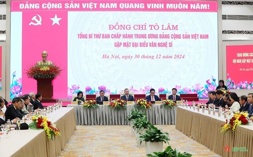 Toàn văn phát biểu của Tổng  Bí thư Tô Lâm tại buổi gặp mặt với đội ngũ văn nghệ sĩ - ảnh 3