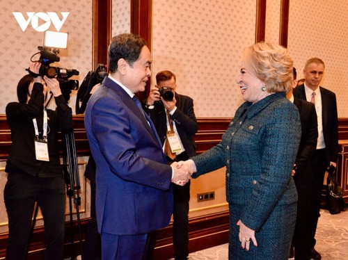 Chủ tịch Quốc hội Trần Thanh Mẫn gặp Chủ tịch Hội đồng Liên bang Nga - ảnh 1