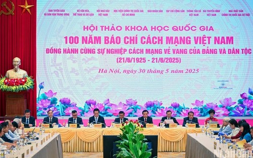 Hội thảo “100 năm báo chí cách mạng Việt Nam đồng hành cùng sự nghiệp cách mạng vẻ vang của Đảng và dân tộc” - ảnh 1