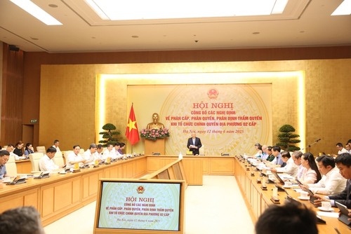 Công bố 28 Nghị định quy định về phân cấp phân quyền chính quyền địa phương hai cấp - ảnh 1