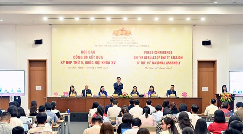 Họp báo về kết quả kỳ họp thứ 9, Quốc hội khóa XV - ảnh 1