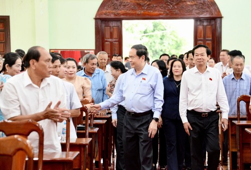 Chủ tịch Quốc hội Trần Thanh Mẫn tiếp xúc cử tri tại Thành phố Cần Thơ - ảnh 1