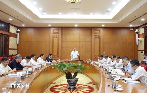 Tổng Bí thư Tô Lâm làm việc với Thường trực các Tiểu ban Đại hội XIV của Đảng - ảnh 2