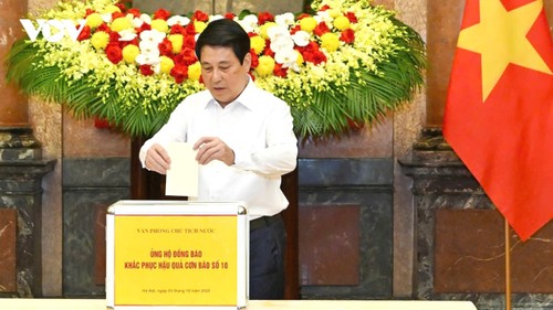 Văn phòng Chủ tịch nước quyên góp, ủng hộ đồng bào khắc phục hậu quả bão Bualoi - ảnh 1