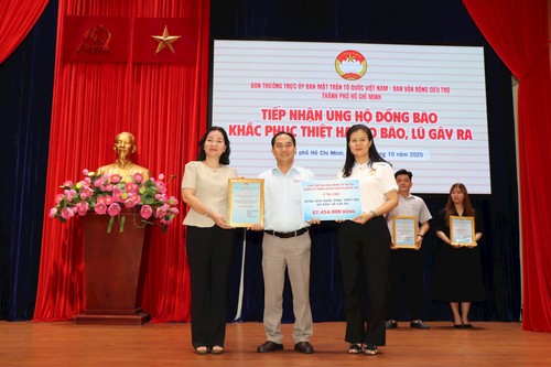 Thành phố Hồ Chí Minh tiếp nhận hơn 150 tỷ đồng ủng hộ đồng bào bị ảnh hưởng bởi thiên tai - ảnh 1