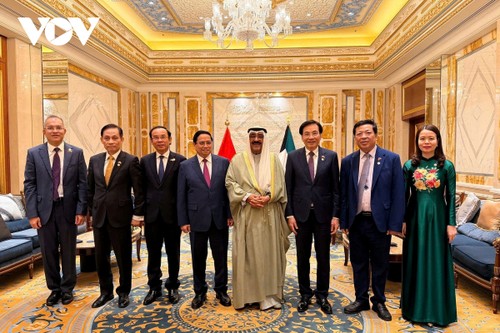 Toàn cảnh chuyến thăm chính thức Kuwait của Thủ tướng Phạm Minh Chính và Phu nhân - ảnh 4