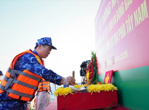 Khánh thành công trình Biển tên Ủy ban nhân dân Đặc khu Hoàng Sa tại Nhà trưng bày Hoàng Sa - ảnh 4