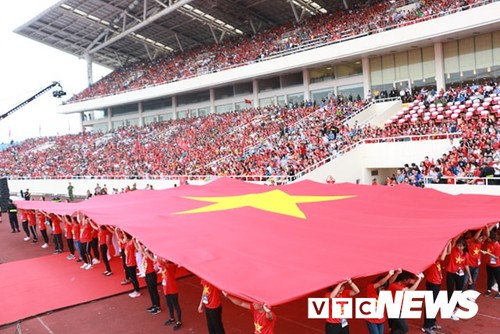 Khoảnh khắc ấn tượng lễ vinh danh những 'người hùng' ASIAD 2018 tại sân vận động Mỹ Đình - ảnh 12