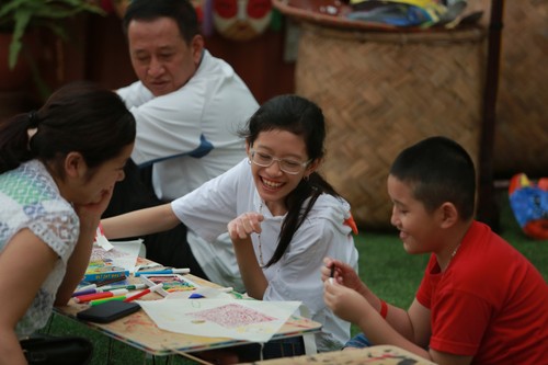 Hoạt động hè “sĩ tử nhí-chắp cánh ước mơ” tại Hồ Văn - Văn Miếu Quốc Tử Giám - ảnh 6