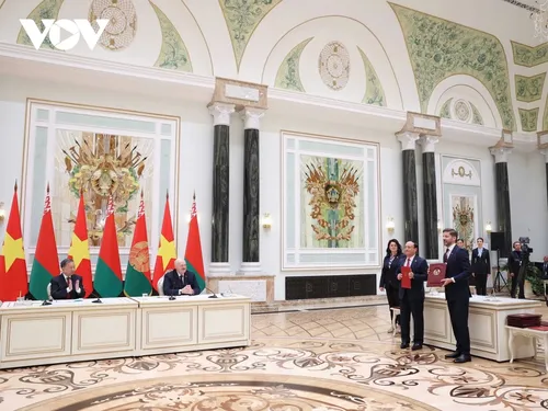 VOV ký kết thỏa thuận hợp tác với Đài Phát thanh Truyền hình Quốc gia Belarus - ảnh 1