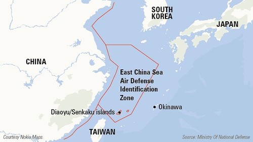 Fuertes críticas a Zona China de Identificación de Defensa Aérea - ảnh 1