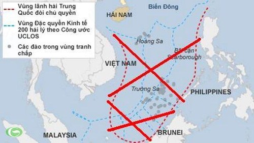 China viola la ley internacional con su ambiciosa línea de la lengua de vaca - ảnh 2