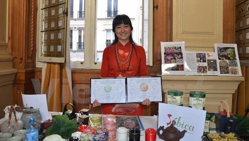 Cafés vietnamitas premiados en Concurso en Francia - ảnh 1