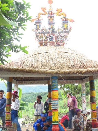 Ceremonia de despedida al muerto de los Raglai   - ảnh 4