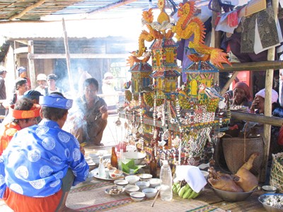 Ceremonia de despedida al muerto de los Raglai   - ảnh 2