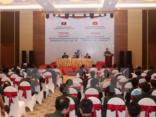 Vietnam y Laos revisan labores conjuntas de remozamiento de hitos fronterizos  - ảnh 1