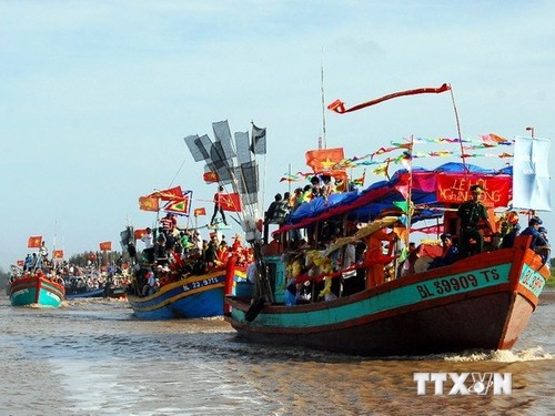 Festividad de “Nghinh Ong” de Ben Tre reconocida como patrimonio cultural intangible nacional - ảnh 1