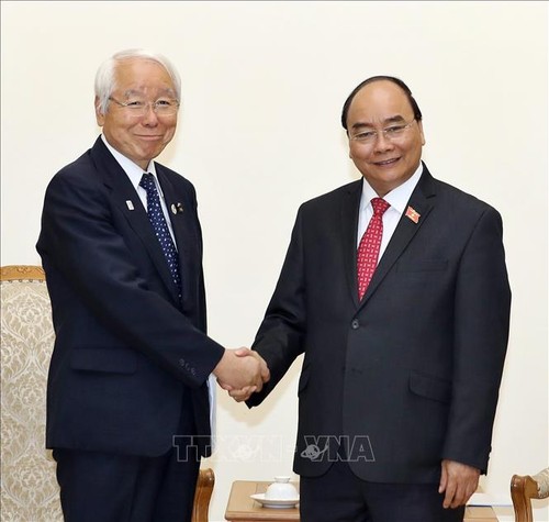 Premier vietnamita recibe al gobernador de prefectura japonesa de Hyodo - ảnh 1