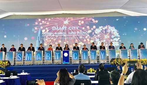 Inician construcción de la primera y mayor ciudad inteligente de Vietnam - ảnh 1