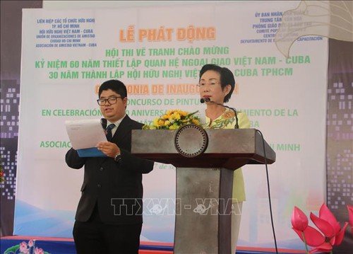 Lanzan concurso de dibujo para niños en saludo al 60 aniversario de las relaciones diplomáticas Vietnam-Cuba - ảnh 1