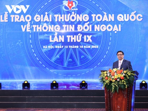 Distinguen obras ganadoras del IX Premio Nacional de Información al Exterior de Vietnam  - ảnh 1