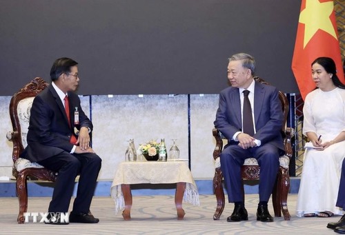 Prosigue el presidente To Lam su agenda en Laos - ảnh 1