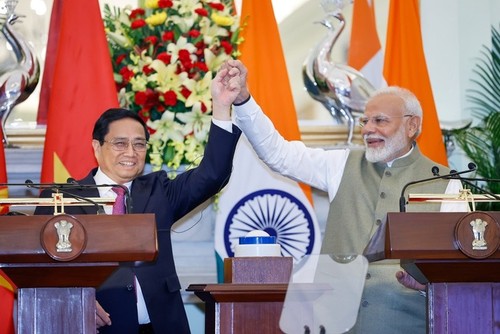 Aprueban Declaración Conjunta sobre la Asociación Estratégica Integral entre Vietnam e India - ảnh 1