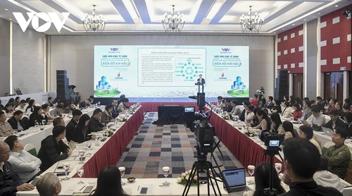 VOV celebra foro sobre la economía verde en el contexto del cambio climático  - ảnh 2