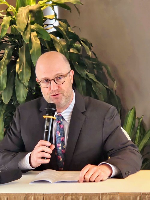 Organizan conferencia de prensa en Hanói sobre aranceles recíprocos impuestos por Estados Unidos a bienes de Vietnam - ảnh 1