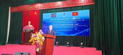 Victoria de playa Girón ​y relaciones Vietnam-Cuba se conmemoran en Vinh Phuc   - ảnh 1