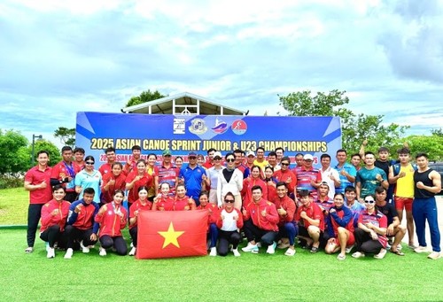 Canotaje vietnamita consolida su posición en Asia con 10 medallas de oro - ảnh 1