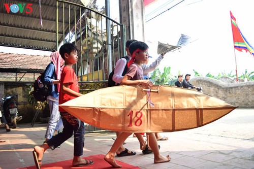 Náo nức hội thi thả diều thiếu nhi làng Bá Dương Nội - ảnh 12