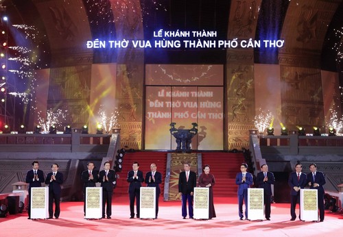 Inauguration d’un temple dédié aux rois Hùng à Cân Tho - ảnh 1