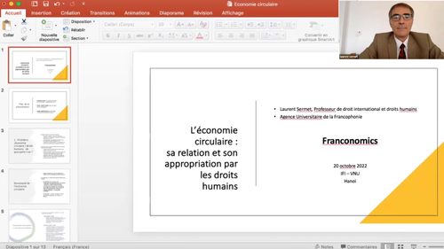 Franconomics 2022: économie circulaire et opportunités de coopération au sein de l'espace francophone - ảnh 4