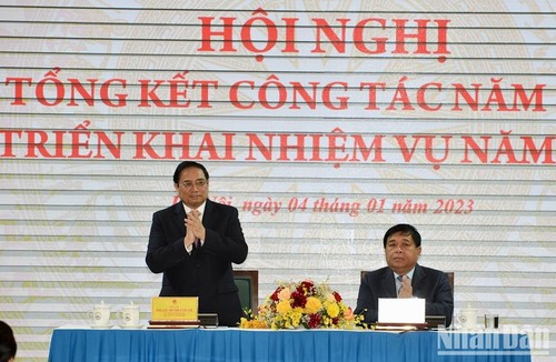 Pham Minh Chinh à la conférence bilan de 2022 du ministère du Plan et de l’Investissement - ảnh 1