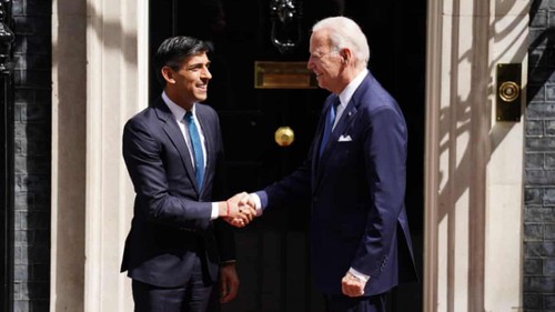 Joe Biden a rencontré Rishi Sunak et Charles III - ảnh 1