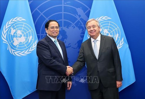 Pham Minh Chinh s’entretient avec Antonio Guterres - ảnh 1