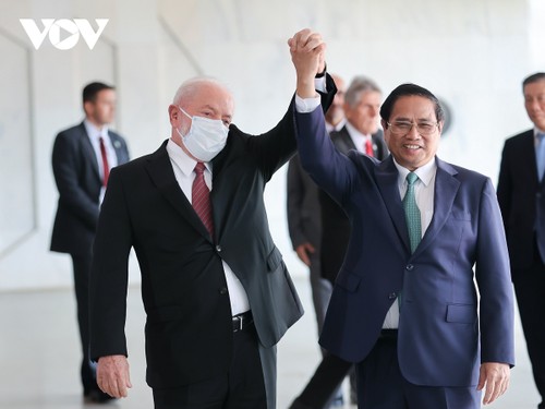 Entretien entre Lula da Silva et Pham Minh Chinh - ảnh 1