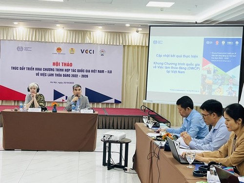 Atelier sur le travail décent au Vietnam en coopération avec l’OIT - ảnh 1