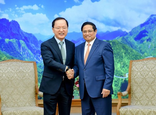 Pham Minh Chinh rencontre Park Hark-kyu - ảnh 1