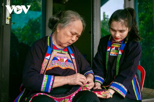 L’art vestimentaire des femmes Mông noires de Cao Bang - ảnh 1