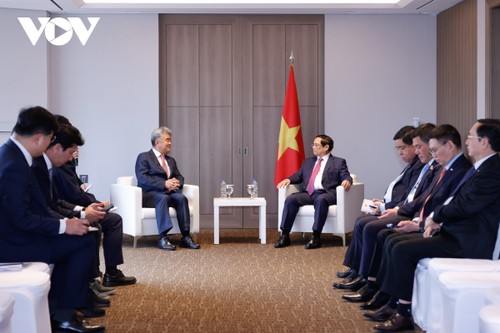 Pham Minh Chinh rencontre les responsables de grands groupes sud-coréens - ảnh 4