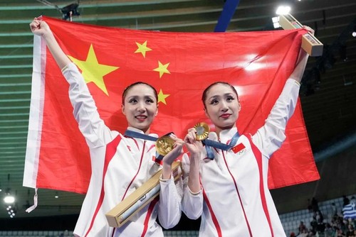 JO 2024: La Chine se hisse en tête du classement général, suivie des États-Unis - ảnh 1