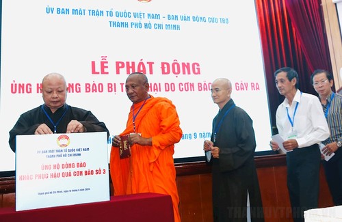 Hô Chi Minh-ville lance une campagne de soutien aux sinistrés du typhon Yagi - ảnh 1