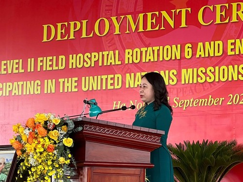 Départ de deux unités vietnamiennes dans le cadre des missions de maintien de la paix de l’ONU - ảnh 2